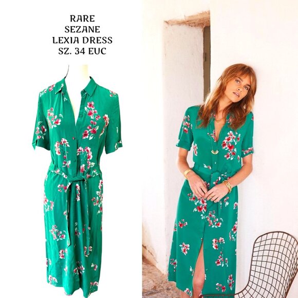 Sezane Dresses & Skirts - RARE SEZANE‎ LEXIA DRESS SIZE 34 EUC